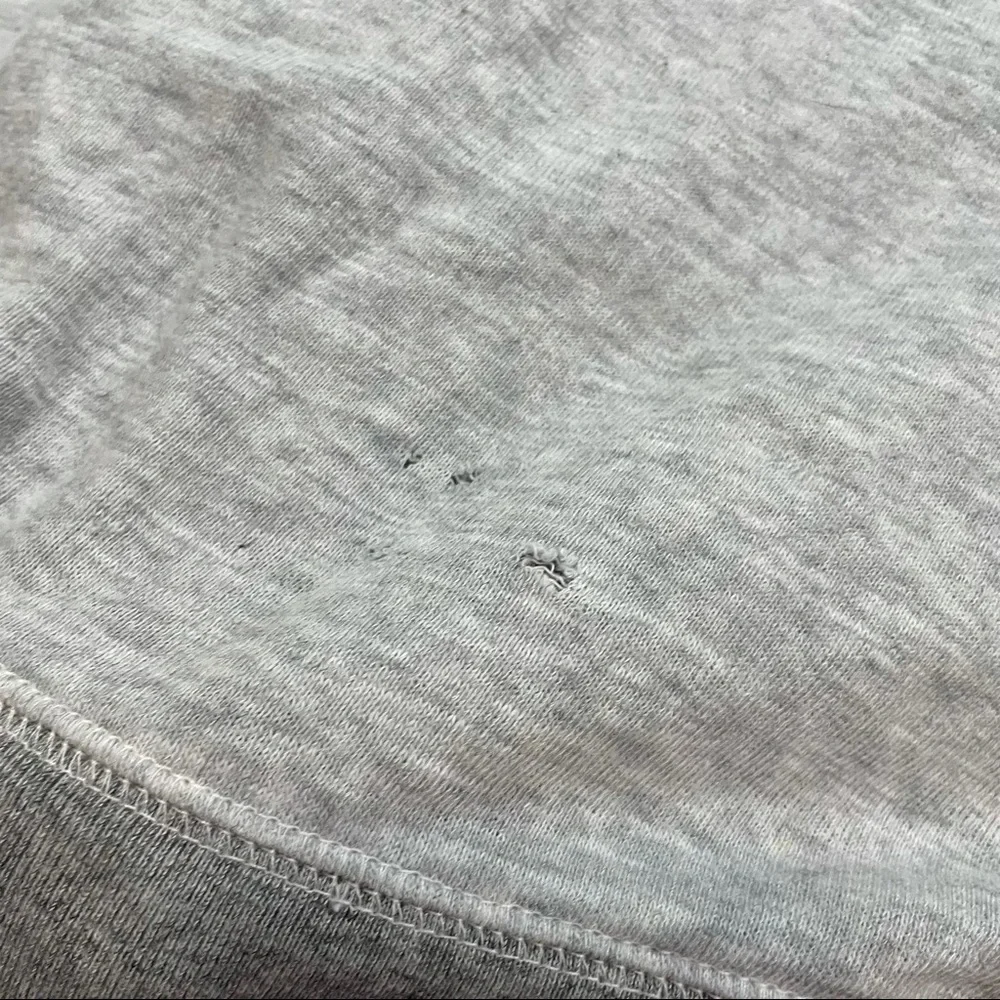 J crew vintage cotton terry relaxed hoodie two tone